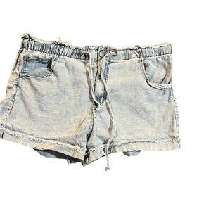 No Boundaries Light Blue Jean Shorts